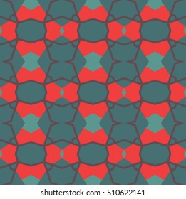 The endless texture.Vector ornaments. Abstract geometric illustration. Pattern for website, corporate style, party invitation, wallpaper.