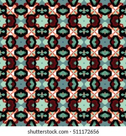 The endless texture.Vector ornaments. Abstract geometric illustration. Pattern for website, corporate style, party invitation, wallpaper.
