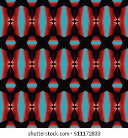 The endless texture.Vector ornaments. Abstract geometric illustration. Pattern for website, corporate style, party invitation, wallpaper.