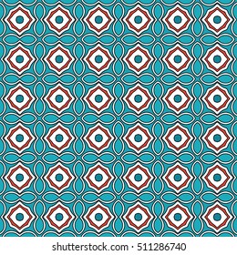 The endless texture.Vector ornaments. Abstract geometric illustration. Pattern for website, corporate style, party invitation, wallpaper.