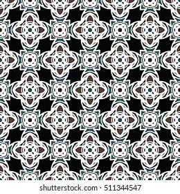 The endless texture.Vector ornaments. Abstract geometric illustration. Pattern for website, corporate style, party invitation, wallpaper.