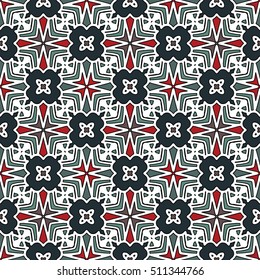 The endless texture.Vector ornaments. Abstract geometric illustration. Pattern for website, corporate style, party invitation, wallpaper.