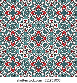 The endless texture.Vector ornaments. Abstract geometric illustration. Pattern for website, corporate style, party invitation, wallpaper.