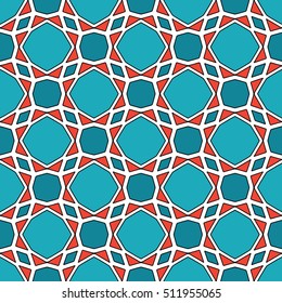 The endless texture.Vector ornaments. Abstract geometric illustration. Pattern for website, corporate style, party invitation, wallpaper.