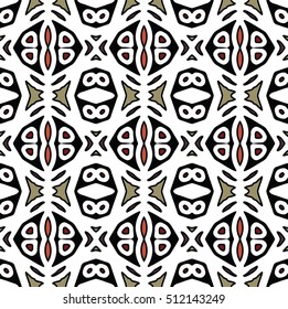 The endless texture.Vector ornaments. Abstract geometric illustration. Pattern for website, corporate style, party invitation, wallpaper.