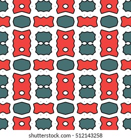 The endless texture.Vector ornaments. Abstract geometric illustration. Pattern for website, corporate style, party invitation, wallpaper.