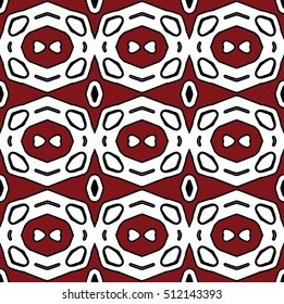 The endless texture.Vector ornaments. Abstract geometric illustration. Pattern for website, corporate style, party invitation, wallpaper.