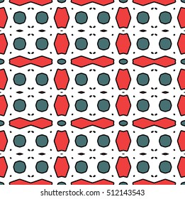 The endless texture.Vector ornaments. Abstract geometric illustration. Pattern for website, corporate style, party invitation, wallpaper.