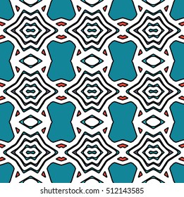 The endless texture.Vector ornaments. Abstract geometric illustration. Pattern for website, corporate style, party invitation, wallpaper.