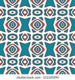The endless texture.Vector ornaments. Abstract geometric illustration. Pattern for website, corporate style, party invitation, wallpaper.