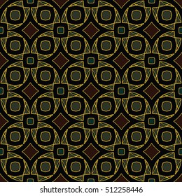 The endless texture.Vector ornaments. Abstract geometric illustration. Pattern for website, corporate style, party invitation, wallpaper.