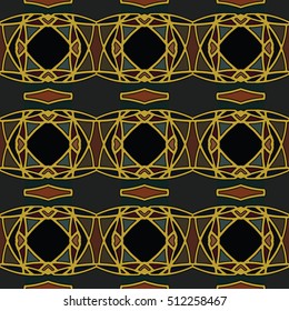 The endless texture.Vector ornaments. Abstract geometric illustration. Pattern for website, corporate style, party invitation, wallpaper.