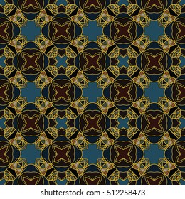 The endless texture.Vector ornaments. Abstract geometric illustration. Pattern for website, corporate style, party invitation, wallpaper.