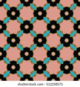 The endless texture.Vector ornaments. Abstract geometric illustration. Pattern for website, corporate style, party invitation, wallpaper.