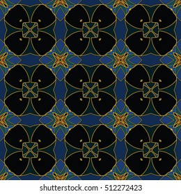 The endless texture.Vector ornaments. Abstract geometric illustration. Pattern for website, corporate style, party invitation, wallpaper.