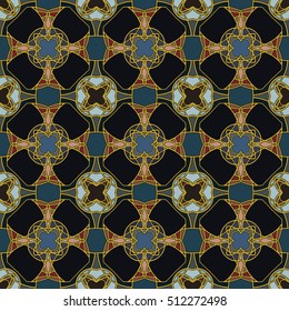 The endless texture.Vector ornaments. Abstract geometric illustration. Pattern for website, corporate style, party invitation, wallpaper.