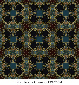 The endless texture.Vector ornaments. Abstract geometric illustration. Pattern for website, corporate style, party invitation, wallpaper.