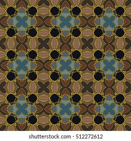 The endless texture.Vector ornaments. Abstract geometric illustration. Pattern for website, corporate style, party invitation, wallpaper.