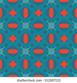 The endless texture.Vector ornaments. Abstract geometric illustration. Pattern for website, corporate style, party invitation, wallpaper.