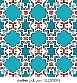 The endless texture.Vector ornaments. Abstract geometric illustration. Pattern for website, corporate style, party invitation, wallpaper.