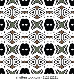 The endless texture.Vector ornaments. Abstract geometric illustration. Pattern for website, corporate style, party invitation, wallpaper.