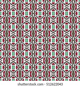 The endless texture.Vector ornaments. Abstract geometric illustration. Pattern for website, corporate style, party invitation, wallpaper.