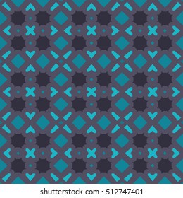 The endless texture.Vector ornaments. Abstract geometric illustration. Pattern for website, corporate style, party invitation, wallpaper.