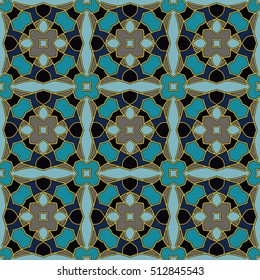 The endless texture.Vector ornaments. Abstract geometric illustration. Pattern for website, corporate style, party invitation, wallpaper.