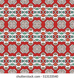 The endless texture.Vector ornaments . Abstract geometric illustration. Pattern for website, corporate style, party invitation, wallpaper.