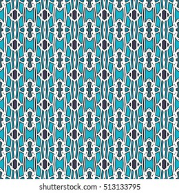 The endless texture.Vector ornaments . Abstract geometric illustration. Pattern for website, corporate style, party invitation, wallpaper.