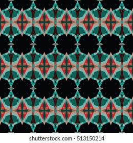 The endless texture.Vector ornaments. Abstract geometric illustration. Pattern for website, corporate style, party invitation, wallpaper.