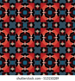 The endless texture.Vector ornaments. Abstract geometric illustration. Pattern for website, corporate style, party invitation, wallpaper.