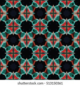 The endless texture.Vector ornaments. Abstract geometric illustration. Pattern for website, corporate style, party invitation, wallpaper.