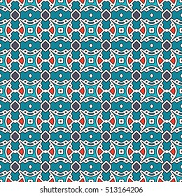 The endless texture.Vector ornaments. Abstract geometric illustration. Pattern for website, corporate style, party invitation, wallpaper.
