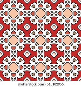 The endless texture.Vector ornaments. Abstract geometric illustration. Pattern for website, corporate style, party invitation, wallpaper.