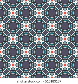 The endless texture.Vector ornaments. Abstract geometric illustration. Pattern for website, corporate style, party invitation, wallpaper.