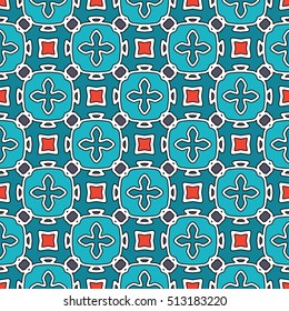 The endless texture.Vector ornaments. Abstract geometric illustration. Pattern for website, corporate style, party invitation, wallpaper.