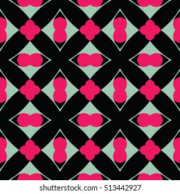 The endless texture.Vector ornaments. Abstract geometric illustration. Pattern for website, corporate style, party invitation, wallpaper.