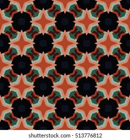 The endless texture.Vector ornaments. Abstract geometric illustration. Pattern for website, corporate style, party invitation, wallpaper.
