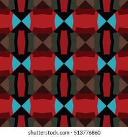 The endless texture.Vector ornaments. Abstract geometric illustration. Pattern for website, corporate style, party invitation, wallpaper.