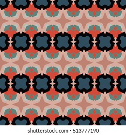 The endless texture.Vector ornaments. Abstract geometric illustration. Pattern for website, corporate style, party invitation, wallpaper.