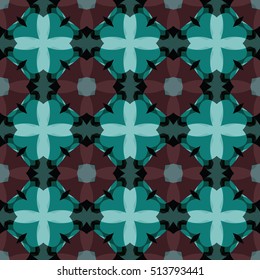 The endless texture.Vector ornaments. Abstract geometric illustration. Pattern for website, corporate style, party invitation, wallpaper.