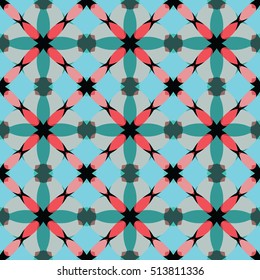 The endless texture.Vector ornaments. Abstract geometric illustration. Pattern for website, corporate style, party invitation, wallpaper.