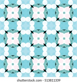 The endless texture.Vector ornaments. Abstract geometric illustration. Pattern for website, corporate style, party invitation, wallpaper.