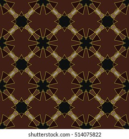 The endless texture.Vector ornaments. Abstract geometric illustration. Pattern for website, corporate style, party invitation, wallpaper.