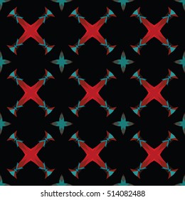 The endless texture.Vector ornaments. Abstract geometric illustration. Pattern for website, corporate style, party invitation, wallpaper.