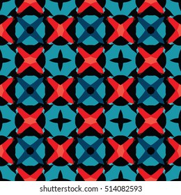 The endless texture.Vector ornaments. Abstract geometric illustration. Pattern for website, corporate style, party invitation, wallpaper.