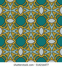 The endless texture.Vector ornaments. Abstract geometric illustration. Pattern for website, corporate style, party invitation, wallpaper.
