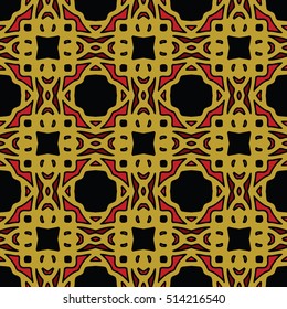 The endless texture.Vector ornaments. Abstract geometric illustration. Pattern for website, corporate style, party invitation, wallpaper.