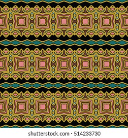 The endless texture.Vector ornaments. Abstract geometric illustration. Pattern for website, corporate style, party invitation, wallpaper.